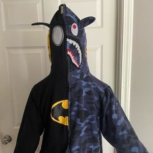 A Bathing Ape/BAPE X Batman full-cover Zip-up